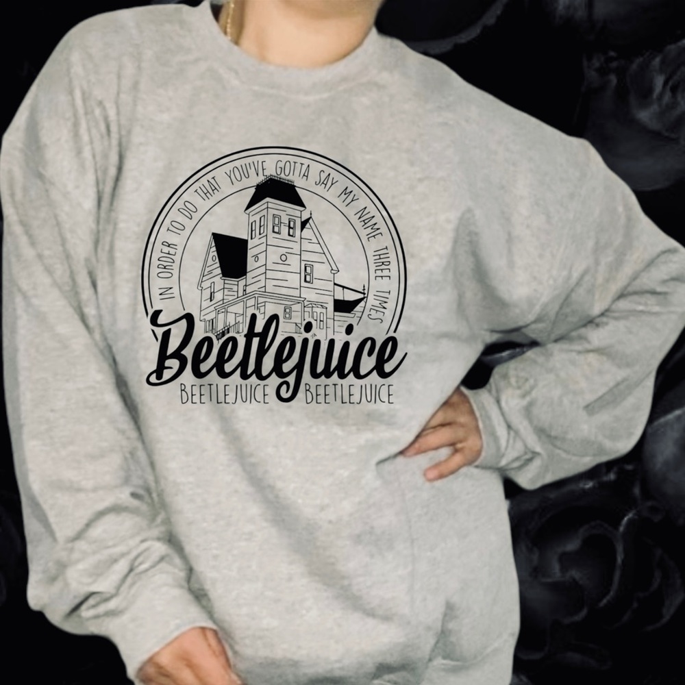 Beetlejuice crewneck